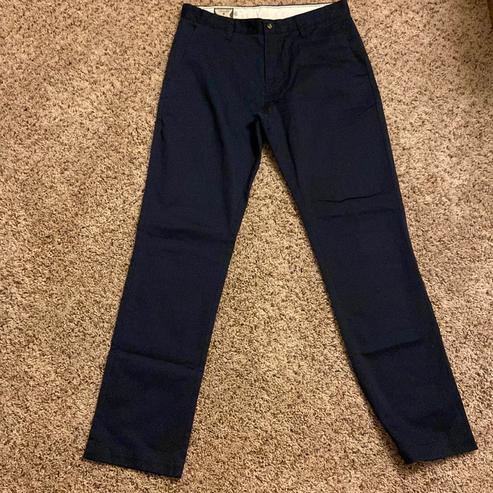 Volcom Mens Size 30x30 Dark Navy Pants